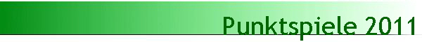 Punktspiele 2011
