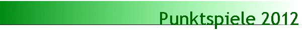 Punktspiele 2012